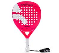 ianoni Padel Racket Carbon Fiber+ 3D Surface with EVA Memory Flex Foam Core -Super Power-Pink