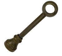 IANPAV Classic Single Wooden Bracket/Holder for Wooden Curtain Pole/Rail 28mm, Wenge - 1 PC