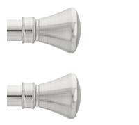 IANPAV Curtain Rod Pole Finials Liberty - 25 mm Inox - Durable Metal Construction - Pair