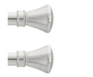IANPAV Curtain Rod Pole Finials Liberty - 25 mm Inox - Durable Metal Construction - Pair