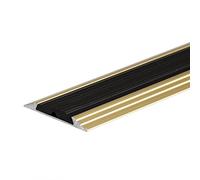 IANPAV Screw ANODISED Aluminium Anti Non Slip Door Floor BAR Edge Trim Threshold Profile 930mm x 50mm A10, Gold