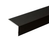IANPAV Screw ANODISED Aluminium Anti Non Slip Stair Edge Nosing Trim 900mm x 65mm x 42mm A32, Brown