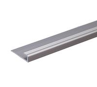 IANPAV Screw ANODISED Aluminium Carpet Edge Ending Profile Cover Strip Floor BAR Trim 900mm x 7,9mm x 9mm C63, INOX