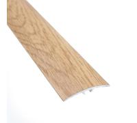 IANPAV Screw Wood Effect Aluminium Door Floor BAR Edge Trim Threshold 930mm x 40mm A64, Sandy Oak