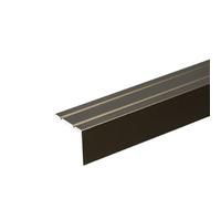 IANPAV SELF-Adhesive ANODISED Aluminium Anti Non Slip Stair Edge Nosing Trim 900mm x 25mm x 20mm A36, Olive