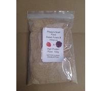iant Land Snail High Protein Food Mix, 100g Sweet Potato and Flower Petals (100g, HIBISCUS)
