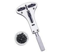 Ianulus Watch Opener, Watch Back Cover Open, Watch Removal Tool with 18 Opening Screws, for Watch Repair, Watch Battery Replacement (Silver)