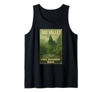 Iao Valley Shirt Emerald Peak Lush Stream Maui Hawaii Tank Top