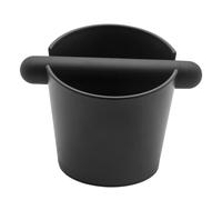 IAOSEN 5 inch Coffee Knock Box Espresso Knock Box with a longer detachable Knocking Rod Shock-Absorbent Durable Non-Slip Base Espresso Machine Accessories Espresso Dump Bin for Home/Office