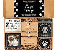 iAOVUEBY Dog Memorial Gifts for Loss of Dog, Loss of Dog Sympathy Gift Baskets, Dog Passing Away Bereavement Remembrance Gifts, Loss of Pet Gift Box for Dogs Lovers Friends Family Coworkers
