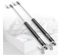 IAQWE 36 Inch Gas Struts Shock 180LB/801N Lift Support with L-Type Mounts for Boat Cover RV Bed Storage Heavy Duty Toolbox Lid Trash Bin Trap Door Trailer Floor Hatch, 2Pcs (Application: 144-198lb)