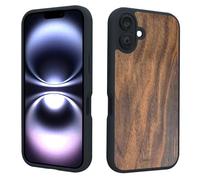 iATO iPhone 16 Plus Case: Premium Natural Wood Cover, Military-Grade Protection, Ultra-Slim, MagSafe Compatible, Eco-Friendly (Walnut)