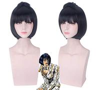 Iavolo KING CRIMSON Cosplay Wig JoJo Bizarre Adventure Cosplay Synthetic Wigs Long Rose Red Wigs Party Wig Halloween Cosplay One Size PL-537
