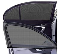 IAZRENOV Car Side Window Shade for FIAT 500/500C/500E/Abarth 500 2007-2024, Stretch Elasticity Mesh Front Rear Window Sun Shade Blackout Sun Shield Privacy Protection Car Accessories