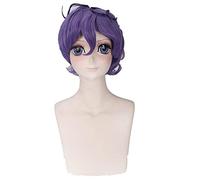IB Garry Little Wavy Purple Heat Resistant Synthetic Hair cos Short Cosplay Anime Wig + Wig Cap