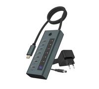 ICY BOX IB-HUB1457-C31 USB 3.2 Gen 1 (3.1 Gen 1) Type-C 10000 Mbit/s B