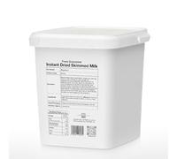 IB Instant Skimmed Milk Powder 2kg Bulk | Finely Granulated, 100% Pure No Additives | Soluble Dried Milk | Quick-Dissolving Multipurpose for Vending & Coffee Machines, Cooking, Baking, and Drinks