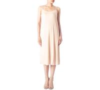 iB-iP Women's Modal Cozy Knee Length Spaghetti Strap Full Slip, Size: M, Beige