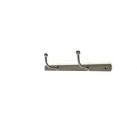 Ib Laursen 2er Hook BAR Wardrobe Hook Industrial Simple Grey 7198-1
