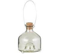 Ib Laursen Glass Wasp Catcher Witch Cork And Wire 15 cm