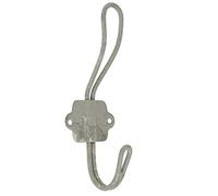 Ib Laursen Grey Double Metal Wall Hanger/Hook 11 cm