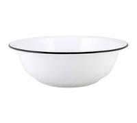 Ib Laursen Large White Enamel Wash Dish Basin Bowl 34 cm