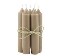 IB Laursen - Taper Candles - Small - Milky Brown - Set of 8