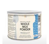 IB Premium Quality Whole Milk Powder 200g | Powdered Dried Milk, 100% Pure | No Additives or Emulsifiers, Bovaer-Free | Full Cream Fat (26%), UK Product