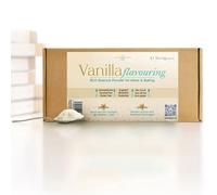 IB Vanilla Flavouring Powder 12x 4g Sachets | Intense Taste | Premium Blend Unsweetened, Alcohol Free | With Added Madagascan Powdered Beans | Multipurpose for Mixes & Baking