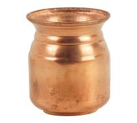 IBA Indianbeautifulart Handmade Copper Kalash Indian Hindu Puja Lota For Festivals,Medium Size