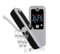 iBACheck Portable Breathalyzer with LCD in 3 Colours. Alco Test Rechargeable with Low Energy Consumption. Compact and Easy to Use Alcohol Test. 4 Default Units and 200 Memories (white 088-2)