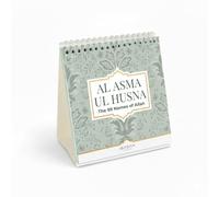 Ibadah London 99 Names of Allah Flip Book, includes Arabic English, Meanings and Quranic References, Undated, Motivational, Positive, Uplifting, Letterbox Friendly, Ramadan Gift