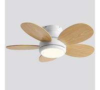 IBalody Indoor Colorful Ceiling Fan Light Remote 6 Speed Fan Light Kids Room Timing Ceiling Light With Fan 30dB Silent Ceiling Fan With LED Light For Kindergarten Dormitories Dining Room