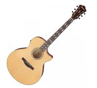 Ibanez AE170 Natural Top Transparent Red Back and Sides