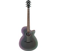 IBANEZ AEG SERIES, Spruce Top, 25" Scale, AEQ Preamp, T-Bar Undersaddle P/U, Black Aurora Burst Matte