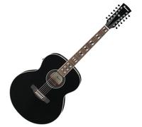 Ibanez AJ7012M1E Artwood 12-String Black