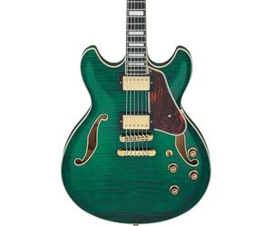 Ibanez Artcore Expressionist AS93FM-TMG Transparent Moss Green - Semi Acoustic Guitar