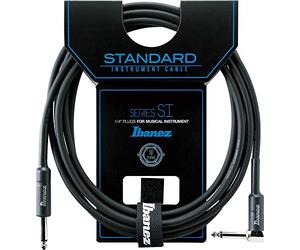 Ibanez Audio Guitar Cable Angled - 3 m - Musical Instrument Accessories, Black (SI10L)