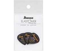 IBANEZ BEL16HD10SHBK Soft Elastomer Picks Hazed Black Pack of 3