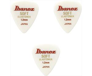 Ibanez Elastomer Series, BEL14ST12, Soft, 3 Pack 1.2mm, Teardrop