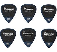 IBANEZ Flat Pick Sand Grip - Blue Pack of 6 (PPA14HSG-DB)