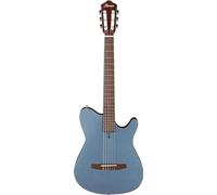 Ibanez FRH10N-IBF Electro-Classical Guitar, Indigo Blue Metallic Flat