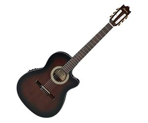 Ibanez GA35TCE-DVS Classical Electro Acoustic Guitar - Dark Violin Burst FULL Rockem Music