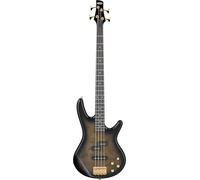 Ibanez GIO GSR200PC-TPB 4-String Electric Bass Guitar - PB Canvas Art-Grain Top/Okoume Body, GSR4 Maple Neck, Purpleheart Fretboard, Dynamix PJ Pickups, Phat II EQ - Transparent Pale Black Burst