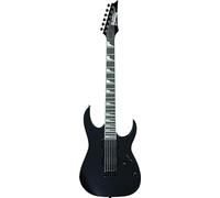 Ibanez GRG121DX-BKF GIO Electric Guitar - Black Flat | Poplar Body, GRG Maple Neck, Purpleheart Fretboard, Dual IBZ-6 Humbuckers, F106 Fixed Bridge, 24 Frets