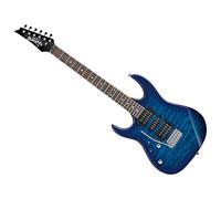Ibanez GRX70QAL GIO Transparent Blue Burst Left-Handed Electric Guitar