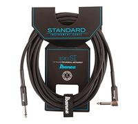 Ibanez Guitar Audio Cable Angled - 6 m - Musical Instrument Accessories, Black (SI20L)