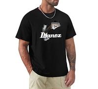 Ibanez Guitar Men T Shirt Sports Fan Men T Shirts Blank t Shirts Mens Graphic Men T Shirts Hip hop Black