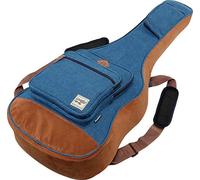 Ibanez ICB541D-BL PowerPad Designer Classical/Acoustic Guitar Gig Bag - Denim Padded Gigbag | 4/4 Size with 15 mm Cushioning | Neck Safety Strap | 4 External Pockets & Backpack Straps - Blue