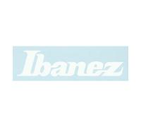 Ibanez ILS1-WH Logo Sticker - White, 230 x 56 mm, Premium Vinyl Decal for Guitar Cases, Laptops, and More
